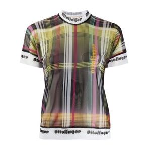 Ottolinger Plaid Mesh Top